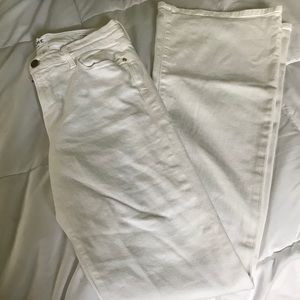 White FRAME Le High Flare Jeans